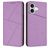 Mobigear Frosted Flip Housse iPhone 17 Etui Porte-Monnaie - Violet