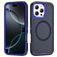 Mobigear Rugged Mag Coque iPhone 16 Pro MagSafe Coque arrière Rigide Anti-Chocs - Bleu Marin