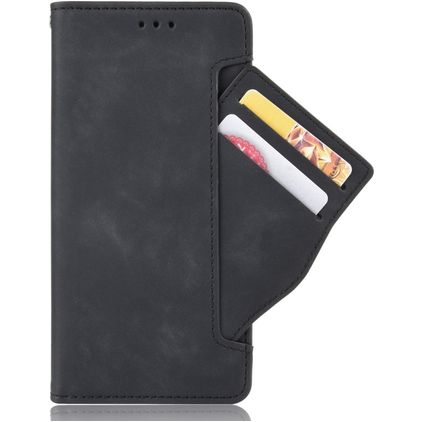Mobigear Slide Wallet Housse Samsung Galaxy Note 20 Ultra Etui Porte-Monnaie - Noir