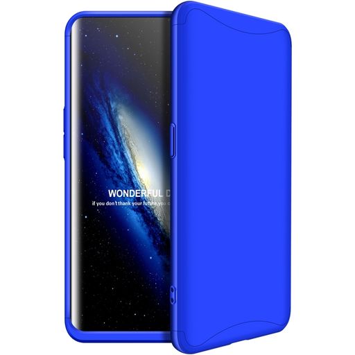 Mobigear TriGuard Coque OPPO Find X Coque arrière Rigide - Bleu