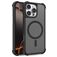 Mobigear Armor Shield Coque iPhone 16 Pro MagSafe Coque arrière Rigide - Noir