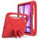 Mobigear AeroArmor Coque iPad Air 13 Pouces (2024) Coque de tablette pour enfants avec Poignée Enfants en EVA + Porte-crayon - Rouge