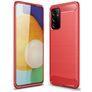 Mobigear Brushed Slim Coque Samsung Galaxy A82 5G Coque arrière en TPU Souple - Rouge