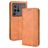Mobigear Sensation Housse Vivo X80 Pro Etui Porte-Monnaie - Cognac