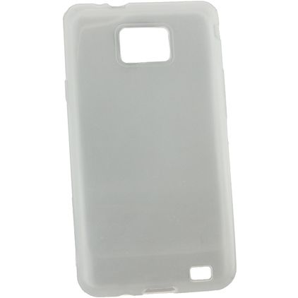 Mobilize Gelly Coque Samsung Galaxy S2 Coque arrière en TPU Souple - Blanc