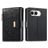 Mobigear Flowers Housse iPhone Duo Etui Porte-Monnaie - Noir