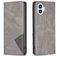 Mobigear Rhombus Slim Housse Nothing Phone (1) Etui - Gris