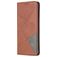Mobigear Rhombus Slim Housse Huawei P40 Pro Etui - Marron