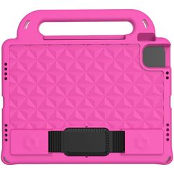 Mobigear Diamond Coque iPad Pro 11 Pouces (2021) Coque de tablette pour enfants avec Poignée Enfants en EVA - Rose