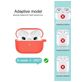 Mobigear Classic Coque Apple AirPods 3 Coque en Silicone Souple - Rouge