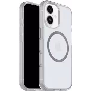 Otterbox React Coque Transparente iPhone 17 MagSafe Coque arrière Rigide Anti-Chocs - Transparent