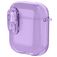 Mobigear Crystal Clip Coque Apple AirPods 1 Coque Rigide - Violet