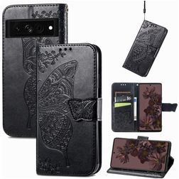 Mobigear Butterfly Google Pixel 7 Pro Étui Portefeuille - Noir