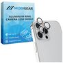 Mobigear Single iPhone 13 Pro Max Verre trempé Protection Objectif Caméra - Compatible Coque - Argent
