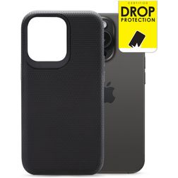 My Style Tough Coque iPhone 15 Pro Coque arrière Rigide Anti-Chocs - Noir