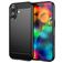 Mobigear Brushed Slim Coque iPhone 17 Coque arrière en TPU Souple - Noir