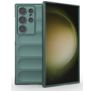Mobigear Bumpy Coque Samsung Galaxy S24 Ultra Coque arrière en TPU Souple - Vert