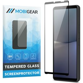 Mobigear Premium Sony Xperia 10 V Verre trempé Protection d'écran - Compatible Coque - Noir