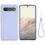 Mobigear Rubber Touch Google Pixel 6 Silicone Coque arrière - Violet