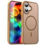 Mobigear Shockproof Coque iPhone 17 MagSafe Coque arrière Rigide - Desert Gold