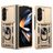 Mobigear Armor Ring Cam Slide Coque Samsung Galaxy Z Fold 7 Coque arrière Rigide Anti-Chocs avec Anneau-Support et Protecteur Lentilles - Or