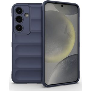 Mobigear Bumpy Coque Samsung Galaxy S25 Coque arrière en TPU Souple - Dark Blue
