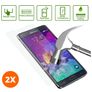 Mobigear Samsung Galaxy Note 4 Verre trempé Protection d'écran - Compatible Coque (Lot de 2)