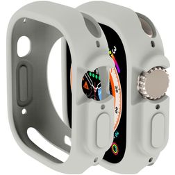 Mobigear Colors Coque Apple Watch Ultra - 49 mm Coque Rigide - Gris