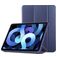 Mobigear Tri-Fold Gel Coque iPad Air 4 (2020) Etui en TPU,Similicuir - Dark Blue