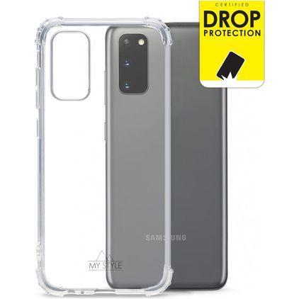 My Style Protective Flex Coque Transparente Samsung Galaxy S20 Coque arrière en TPU Souple Anti-Chocs - Transparent