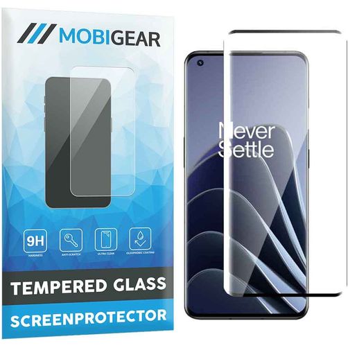 Mobigear Premium OnePlus 10 Pro Verre trempé Protection d'écran - Compatible Coque - Noir