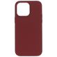 Mobiparts Coque iPhone 14 Pro Max Coque arrière en Silicone - Plum Red