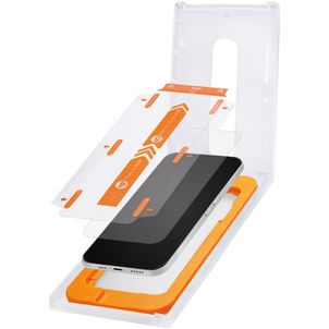 Mobilize iPhone 15 Plus Verre trempé Protection d'écran - Compatible Coque + Cadre d'installation
