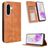 Mobigear Sensation Housse Samsung Galaxy A56 Etui Porte-Monnaie - Marron