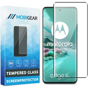 Mobigear Premium Motorola Edge 40 Neo Verre trempé Protection d'écran - Compatible Coque - Noir