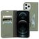 Mobiparts Classic Wallet Housse iPhone 12 Pro Max Etui Porte-Monnaie - Stone Green
