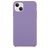 Mobigear Rubber Touch Coque iPhone 15 Coque arrière en Silicone - Violet