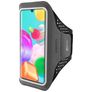 Mobiparts Comfort Fit Brassard Téléphone Samsung Galaxy A41 Brassard Coque de Sport en Neoprène - Noir