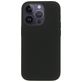 Mobiparts Coque iPhone 14 Pro MagSafe Coque arrière en Silicone - Noir