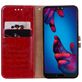 Mobigear Wallet Housse Huawei P20 Etui Porte-Monnaie - Rouge