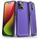 Mobigear Slim Armor Coque iPhone 15 Plus Coque arrière Rigide Anti-Chocs - Violet