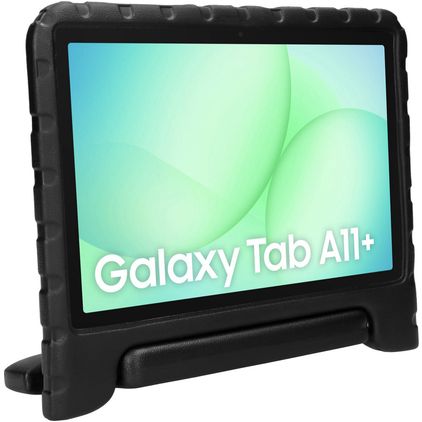 Mobiparts Kids Coque Samsung Galaxy Tab A9 Plus (2023) Coque de tablette pour enfants avec Poignée Enfants en EVA - Noir