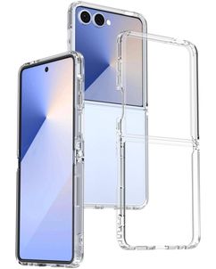 Mobigear Crystal Coque Transparente Samsung Galaxy Z Flip 8 Coque arrière Rigide - Transparent