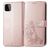 Mobigear Clover Samsung Galaxy A22 5G Étui Portefeuille - Rose doré