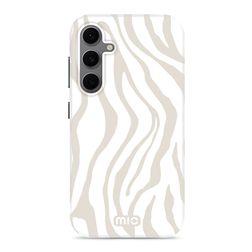 MIO Coque Samsung Galaxy S24 FE MagSafe Coque arrière Rigide - Sandy Zebra
