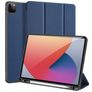 Dux Ducis Domo Coque iPad Pro 11 Pouces (2021) Etui + Porte-crayon - Bleu
