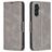 Mobigear Excellent Housse Samsung Galaxy A55 Etui Porte-Monnaie - Gris
