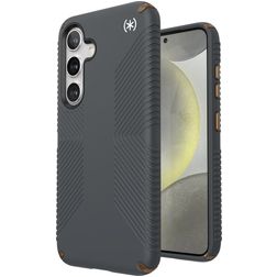 Speck Presidio2 Grip Coque Samsung Galaxy S24 Coque arrière Rigide Anti-Chocs - Charcoal Grey