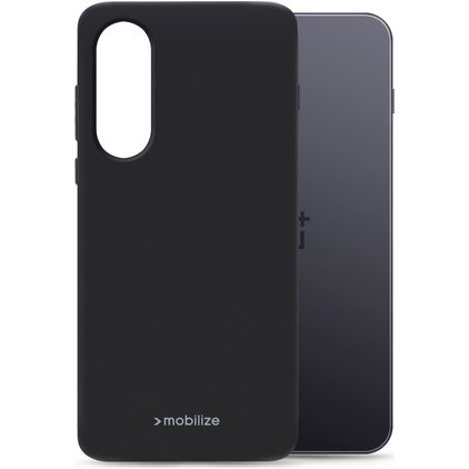 Mobilize Rubber Gelly OnePlus Nord 5 TPU souple Coque arrière - Noir