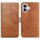 Mobigear S Line Housse iPhone 17 Etui Porte-Monnaie - Marron